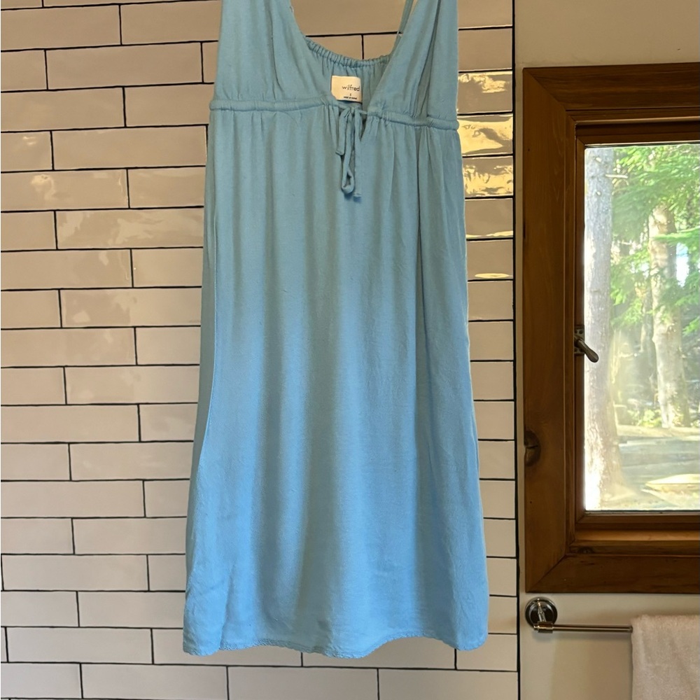 Blue Sleeveless Dress